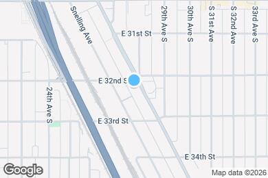 Map image of the property - 3204 Minnehaha Ave