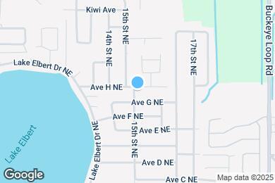 Map image of the property - 1500 Ave E NE