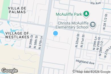 Map image of the property - 2912 N 36th St