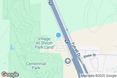 Map image of the property - 2821 W Redstone Dr