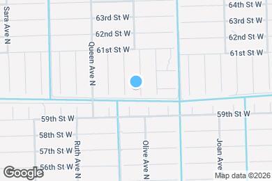 Map image of the property - 6003 Olive Ave N
