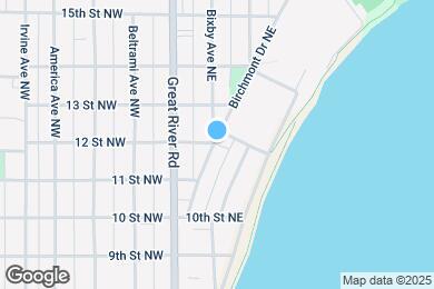 Map image of the property - 1134 Birchmont Dr NE