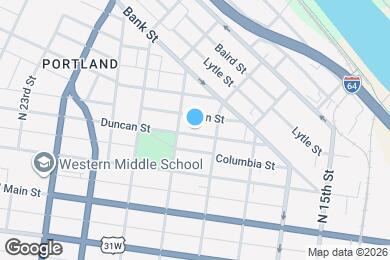 Map image of the property - 1819 Duncan St