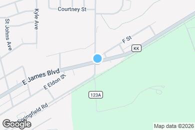 Map image of the property - 604 N Springfield St