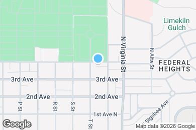 Map image of the property - 1178 E 4th Ave