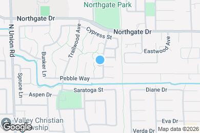 Map image of the property - 1345 Pajaro Ave