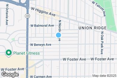 Map image of the property - 7001 W Summerdale Ave