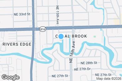 Map image of the property - 3020 NE 15th Ave