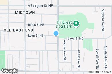 Map image of the property - 201 Fuller Ave NE