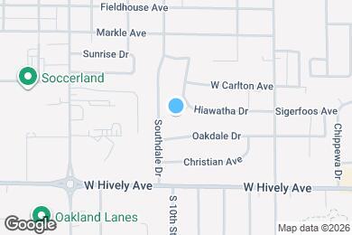 Map image of the property - 817 Hiawatha Dr