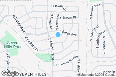 Map image of the property - 19690 E Bates Dr