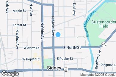 Map image of the property - 217 Lane St