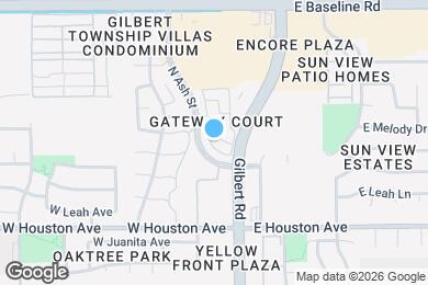 Map image of the property - 1345 N Brittany Ln