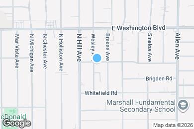 Map image of the property - 1184 Wesley Ave