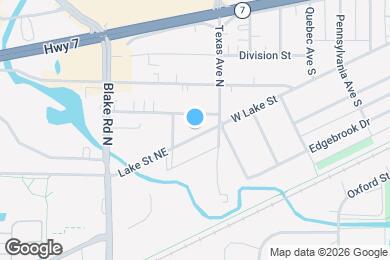 Map image of the property - 1413 Lake St NE