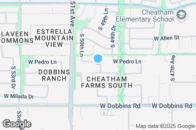 Map image of the property - 5003 W Pedro Ln