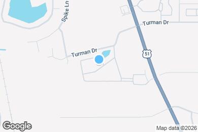 Map image of the property - Hamilton at Turman Farms