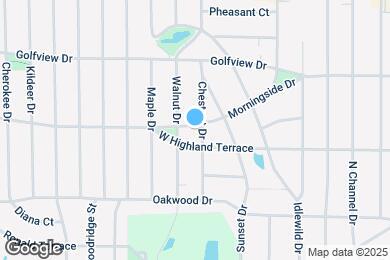 Map image of the property - 625 Morningside Dr