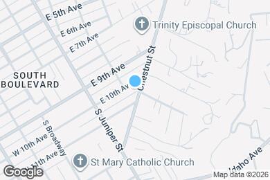 Map image of the property - 1019-1033 Chestnut St