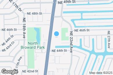 Map image of the property - 4500 N Federal Hwy