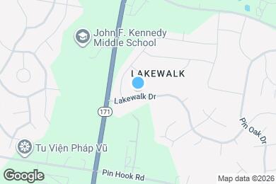 Map image of the property - 1025 Lakewalk Dr