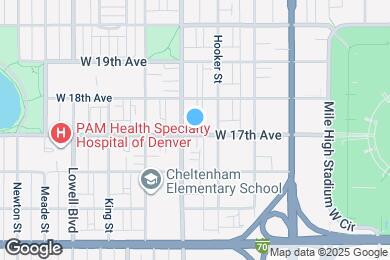Map image of the property - 3265 W 17th Ave