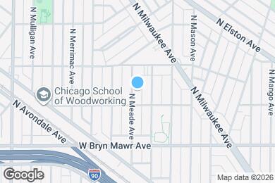 Map image of the property - 5719 N Meade Ave