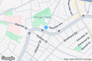 Map image of the property - 1383 Commonwealth Ave