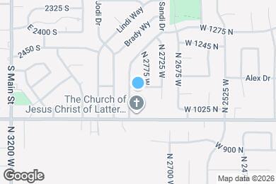 Map image of the property - 2803 W 1100 N