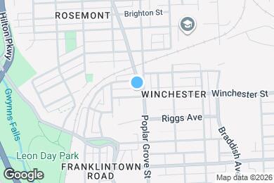 Map image of the property - 1206 Bloomingdale Rd