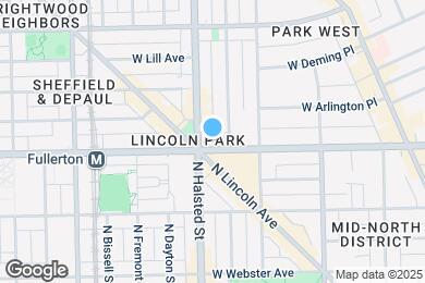 Map image of the property - 744 W Fullerton Ave