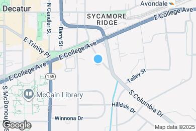 Map image of the property - 145 S Columbia Dr