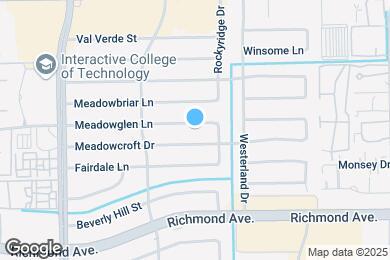 Map image of the property - 9515 Meadowglen Ln