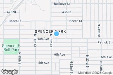 Map image of the property - 1920 8th Ave