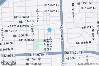 Map image of the property - 17022 NE 5th Ave