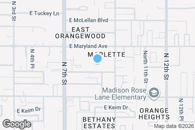 Map image of the property - Marlette Gardens