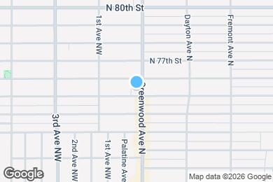 Map image of the property - 7501 Greenwood Ave N