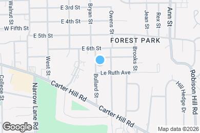 Map image of the property - 1943 Bullard St
