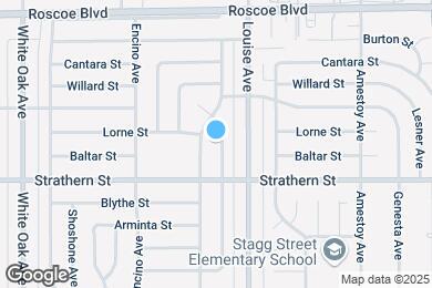 Map image of the property - 8039 Lasaine Ave