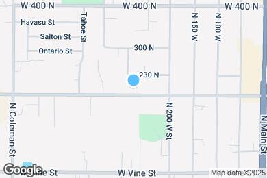 Map image of the property - 282 W Utah Ave