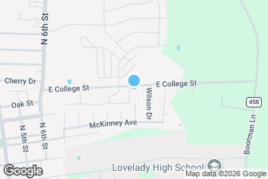 Map image of the property - 1101 E College St