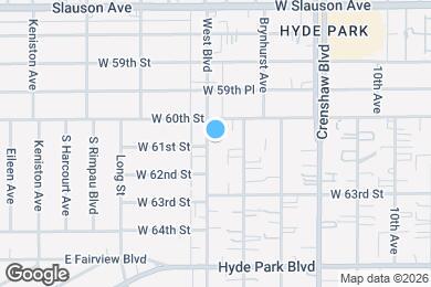 Map image of the property - 6028 West Blvd