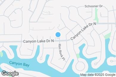 Map image of the property - 23280 Canyon Lake Dr N