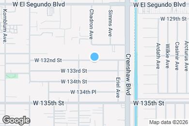 Map image of the property - 3220 W 132nd St