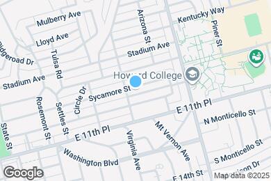 Map image of the property - 1504 Sycamore St