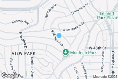 Map image of the property - 4510 S Mullen Ave