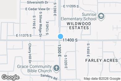 Map image of the property - 1300 E 11400 S