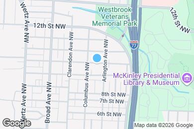 Map image of the property - 2416 10th St NW