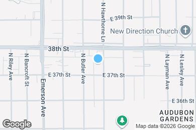 Map image of the property - 3748 N Hawthorne Ln