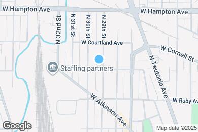 Map image of the property - 4603 N 29th St